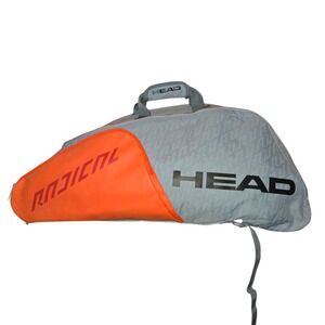 Head Radical 12R Monstercombi Tennis Bag Unisex OS‎ Grey Orange Lg Capacity CCC+